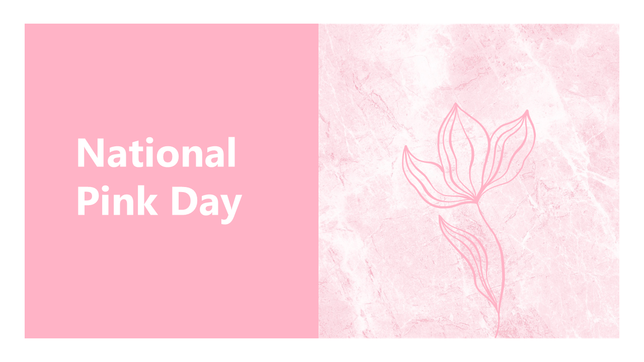 National Pink Day PowerPoint and Google Slides Themes