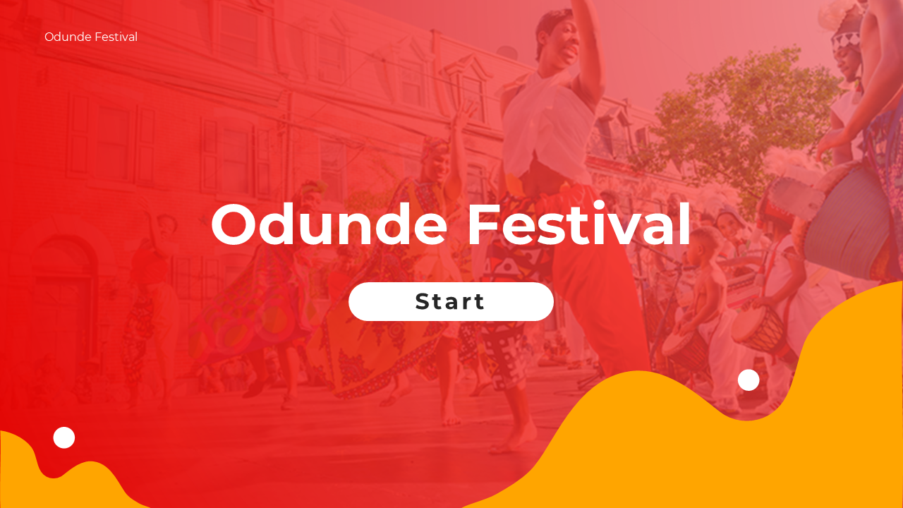 Odunde Festival PowerPoint And Google Slides Templates