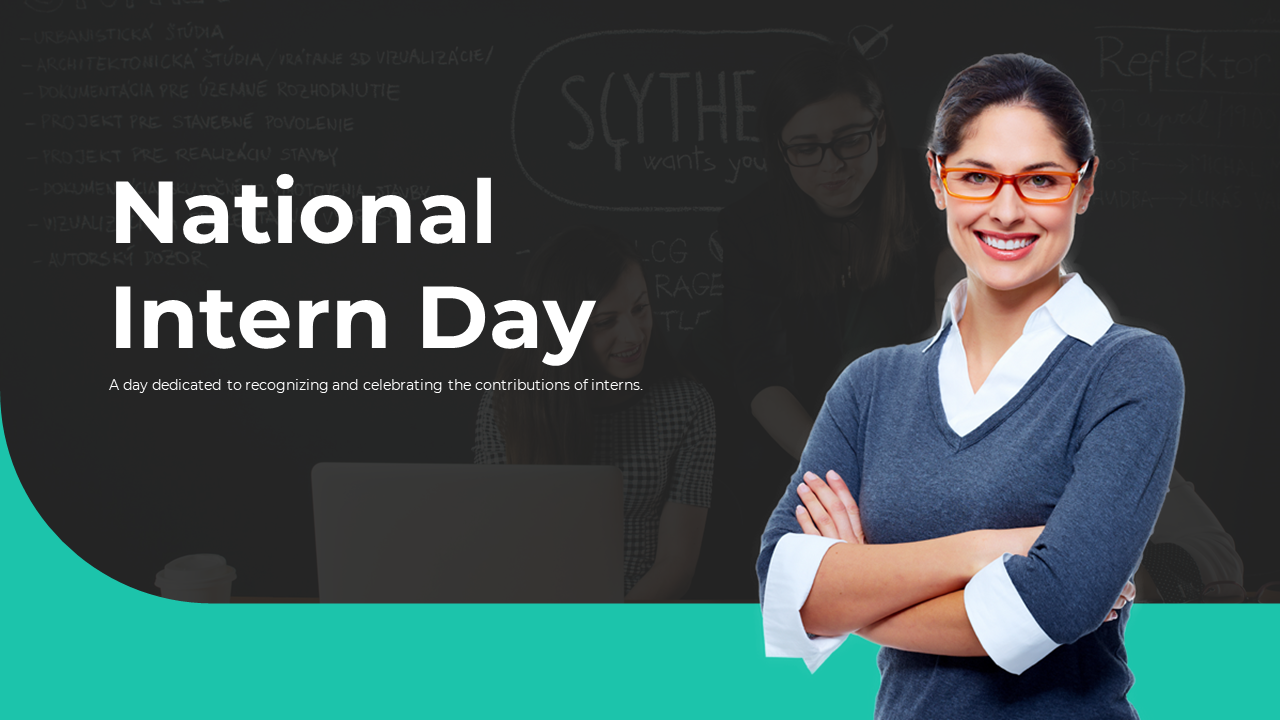 National Intern Day PowerPoint and Google Slides Themes