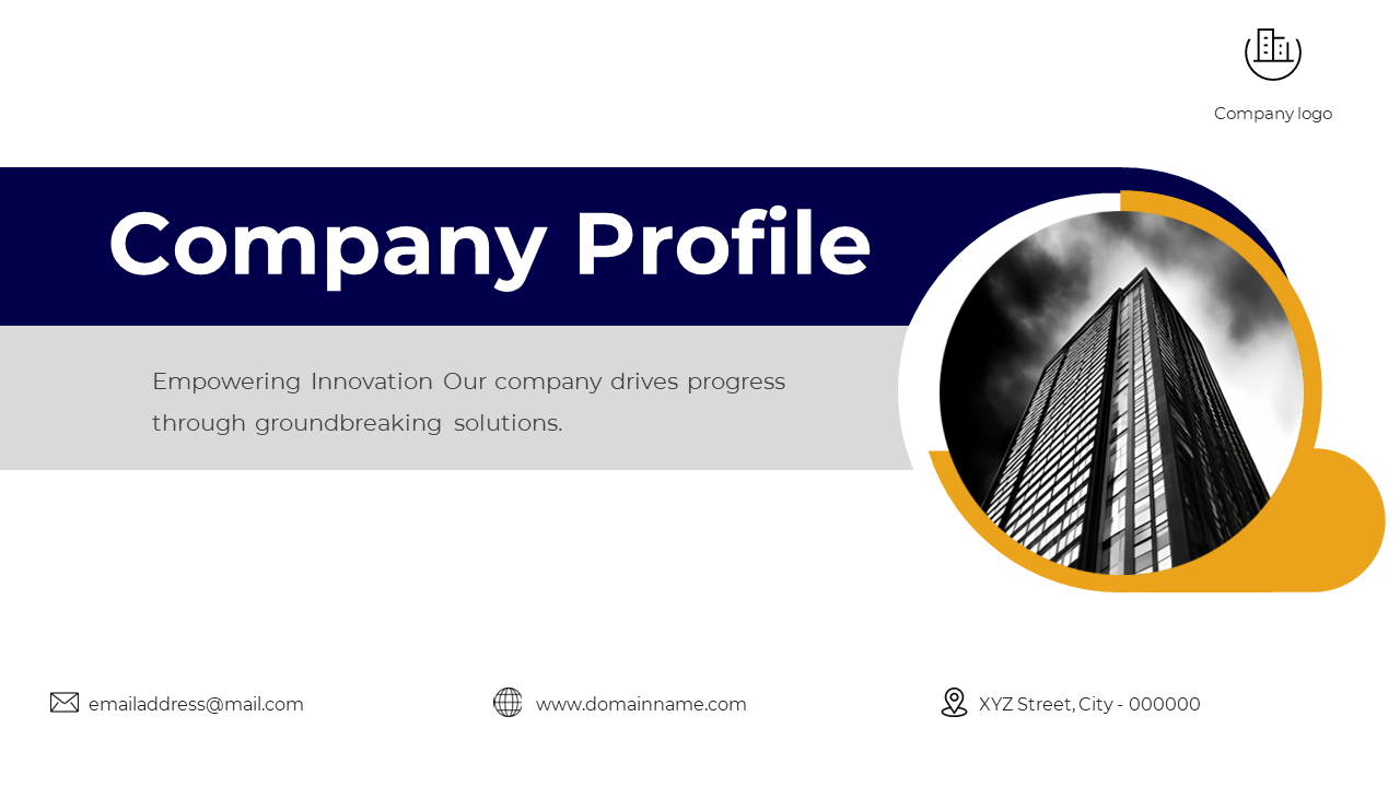 Comprehensive company profile slides showcasing company vision, mission, culture, and team members.