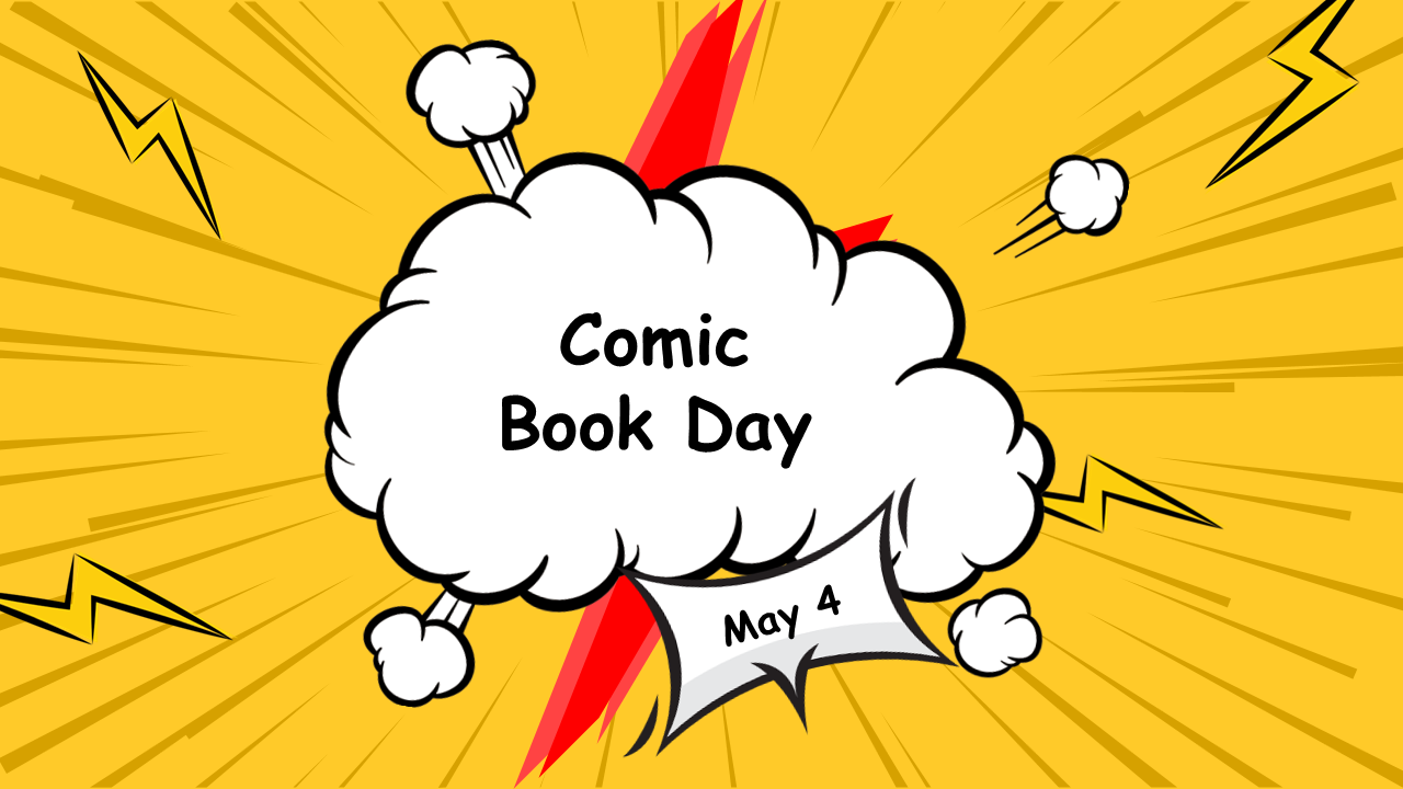 Stunning Comic Book Day PowerPoint And Google Slides