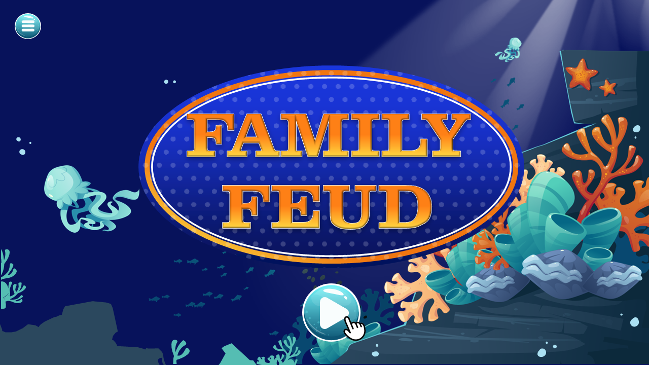 Family Feud PPT And Google Slides With Seafood Questions