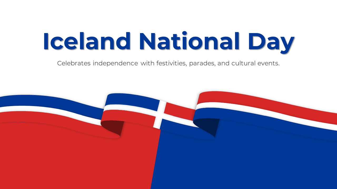 Iceland National day slides cover history, cultural heritage, celebrations, and national pride with pictures and text.