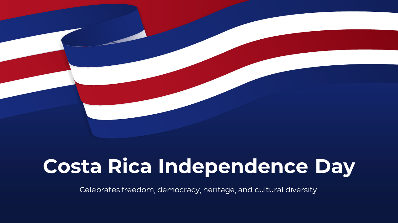 Costa Rica Independence Day PPT And Google Slides Themes