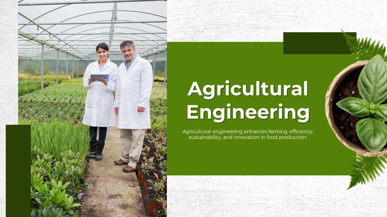 Attractive Agricultural Engineering PPT And Google Slides