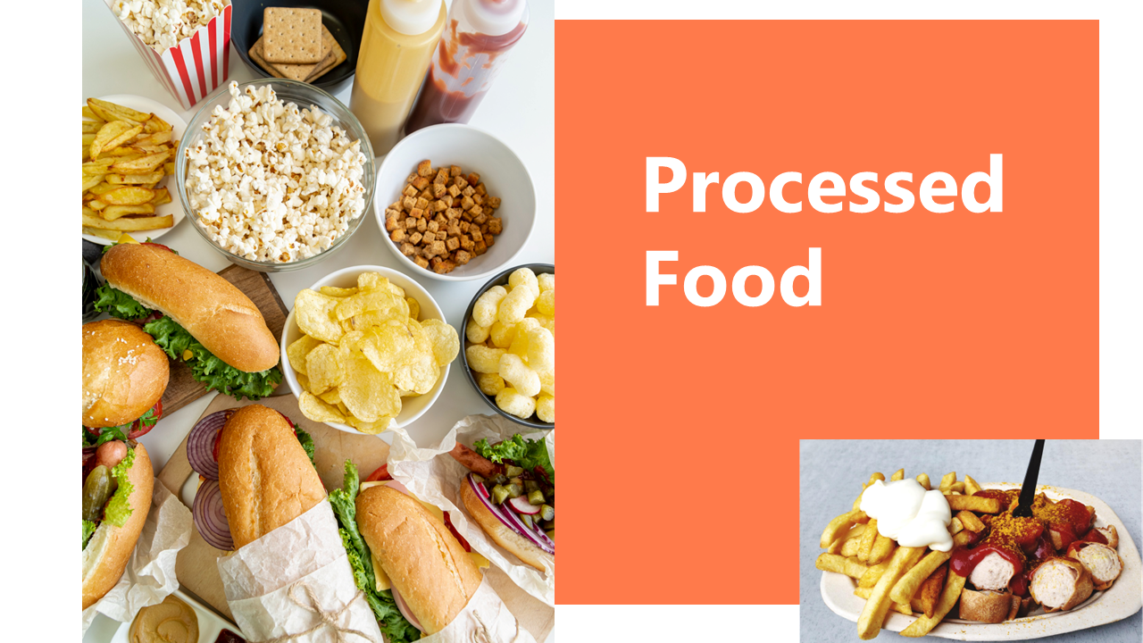 Usable Processed Food PPT And Google Slides Templates