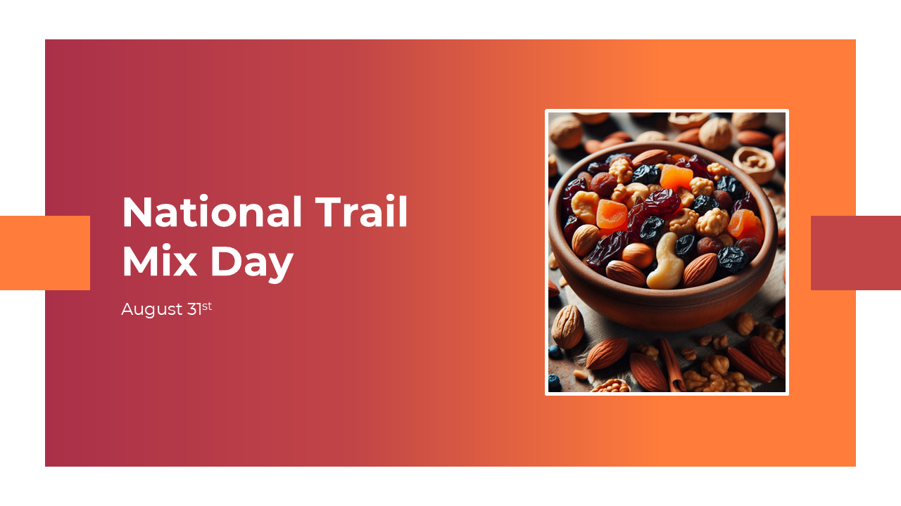 Awesome National Trail Mix Day PPT And Canva Templates