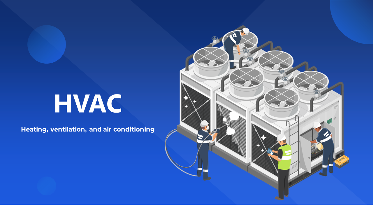 Editable HVAC PowerPoint, Google Slides And Canva Template