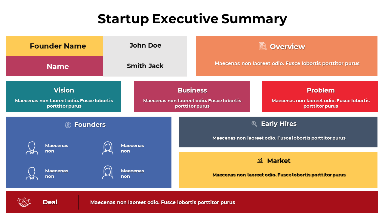 Startup Executive Summary Presentation And Google Slides 