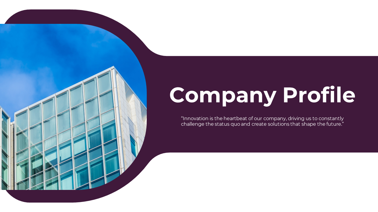 Astonishing Company Profile PowerPoint And Google Slides