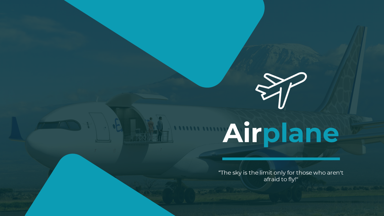 Airplane PowerPoint Presentation And Google Slides Templates