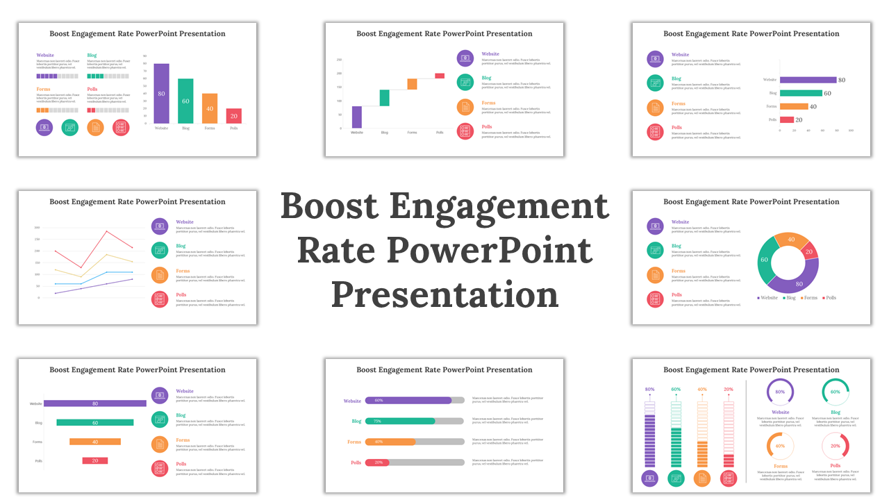 Boost Engagement Rate PowerPoint and Google Slides Themes