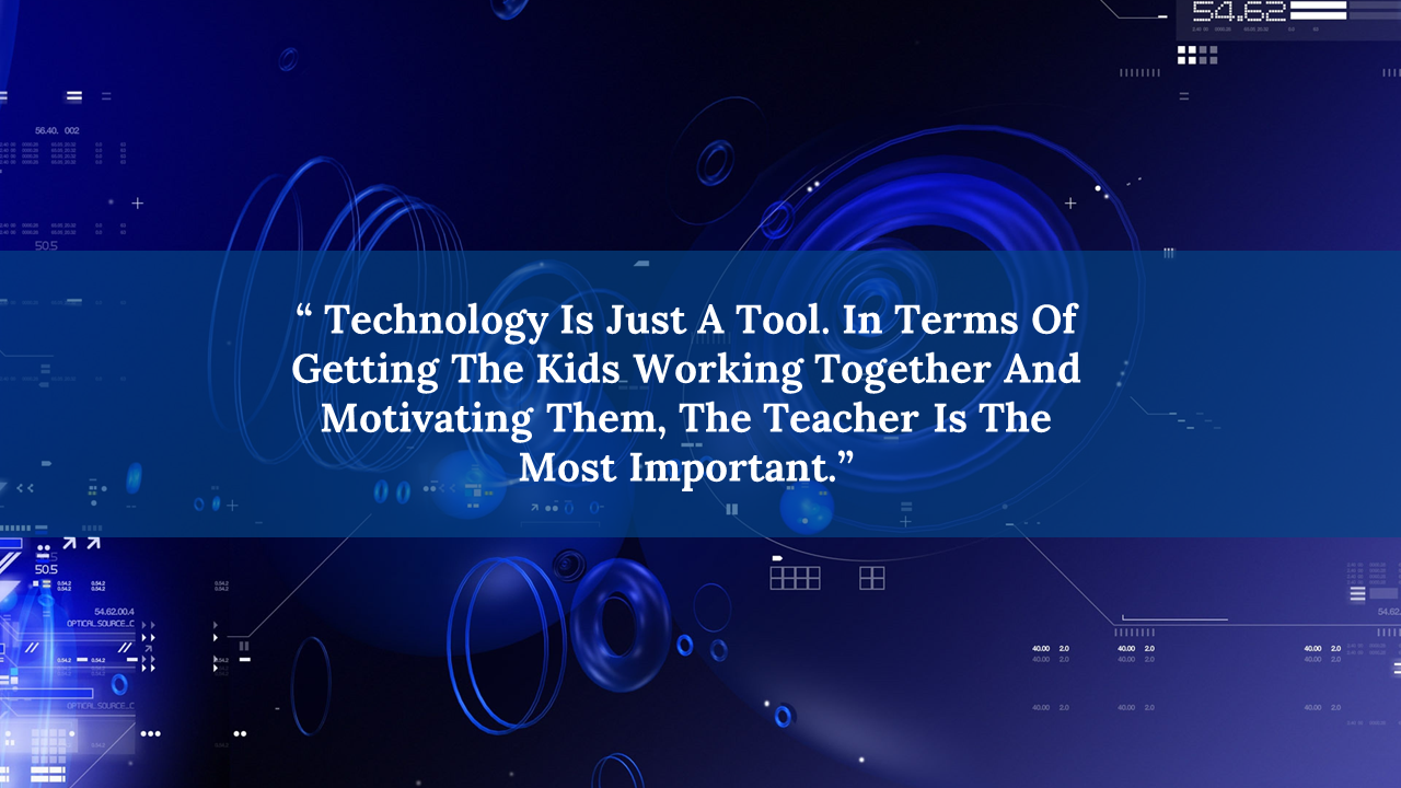  Blue Technology Background For PPT And Google Slides