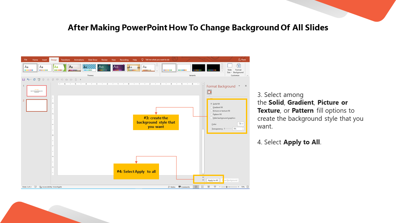 After Making PowerPoint How To Change Background Of All Slides