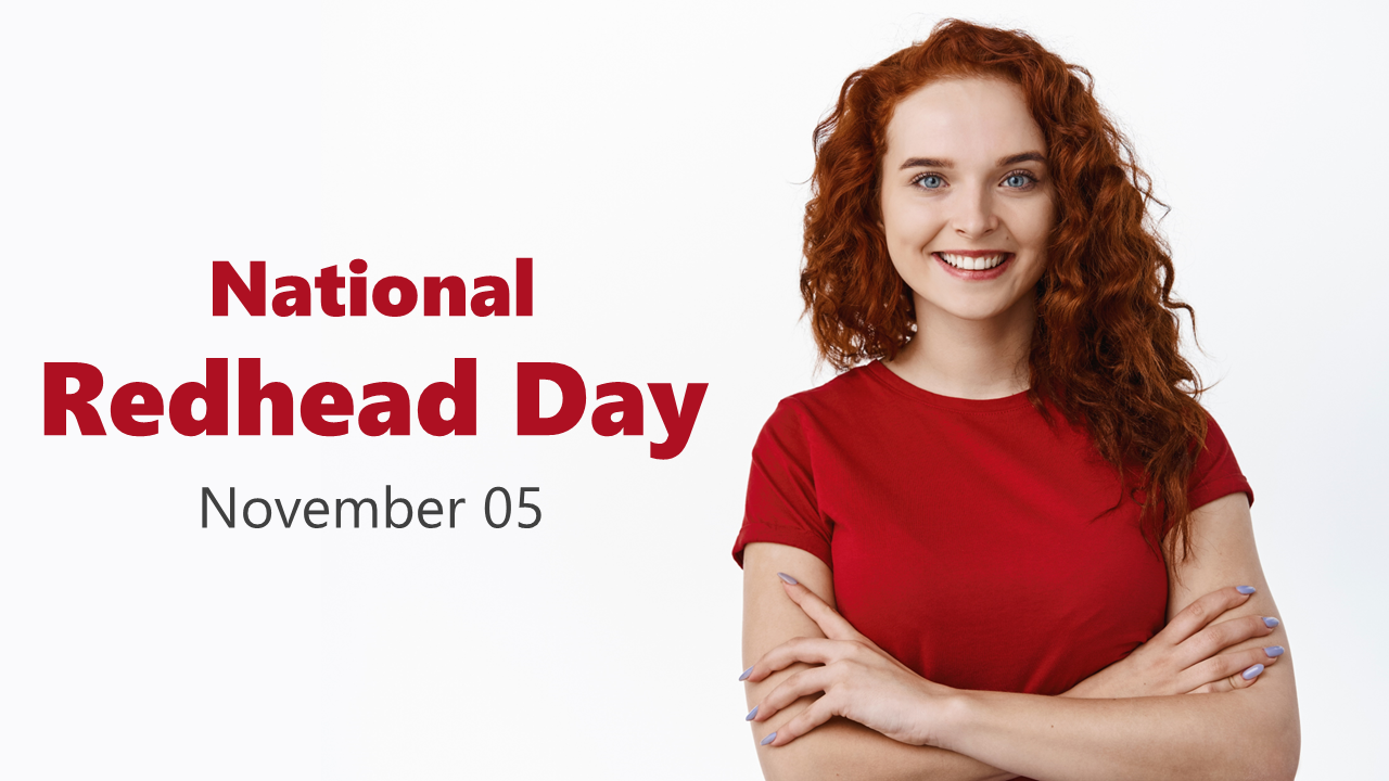 Shop Now! National Redhead Day PowerPoint Presentation