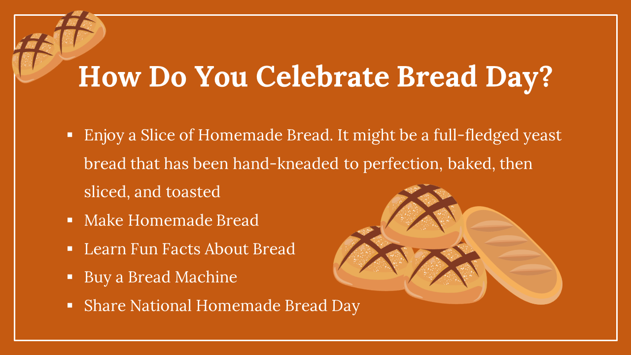 Download Professional National Homemade Bread Day Slides