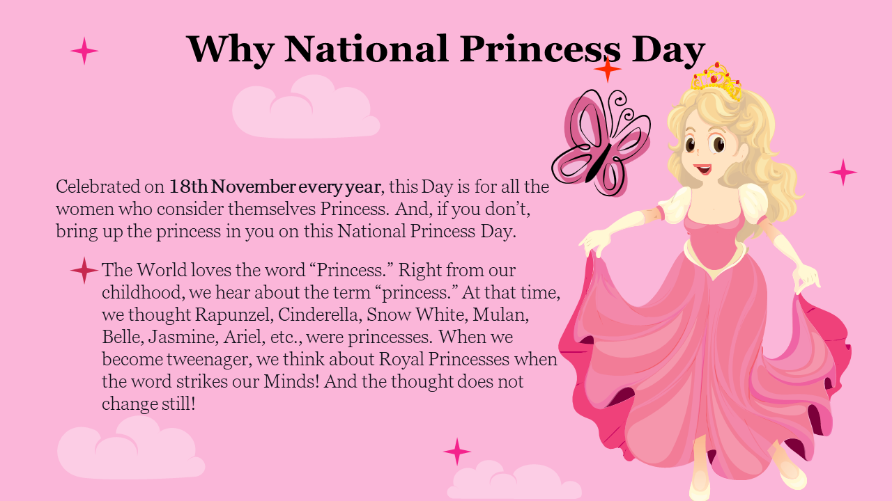 Explore Now! National Princess Day PowerPoint Presentation