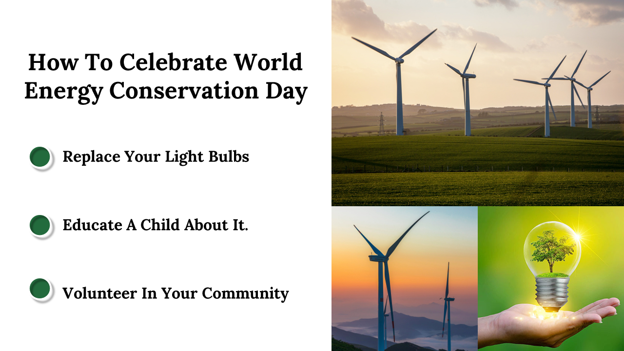 Ready To Get World Energy Conservation Day PowerPoint