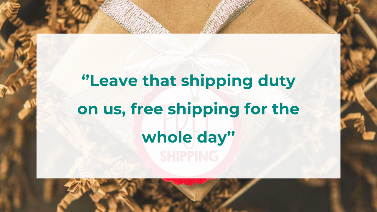 Get Our National Free Shipping Day PowerPoint Presentation