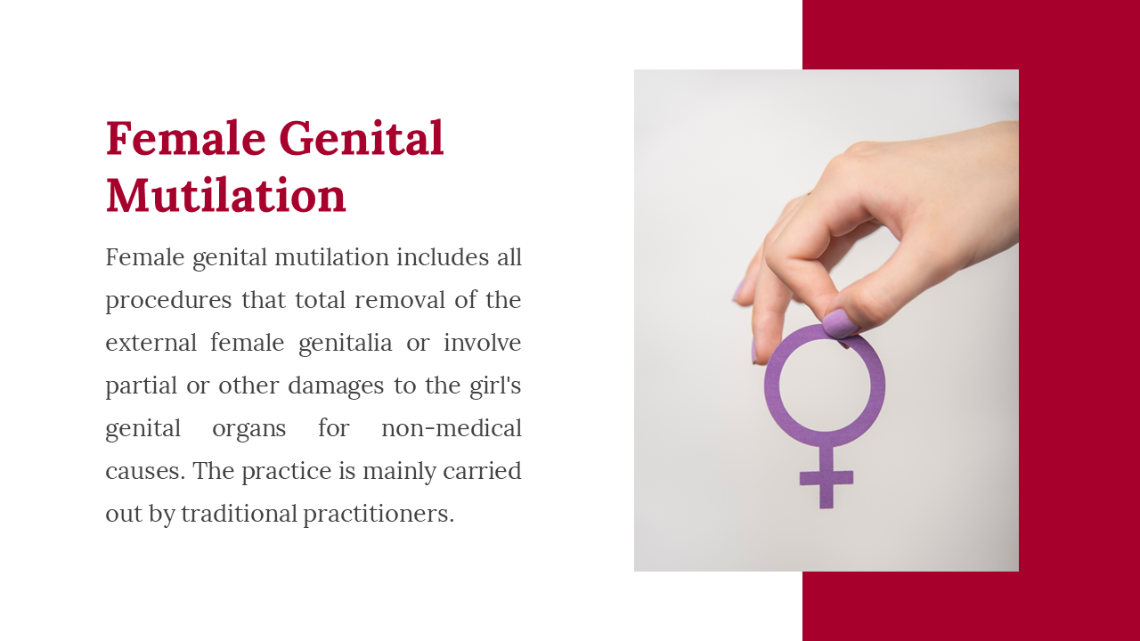 International Day Against Female Genital Mutilation Ppt