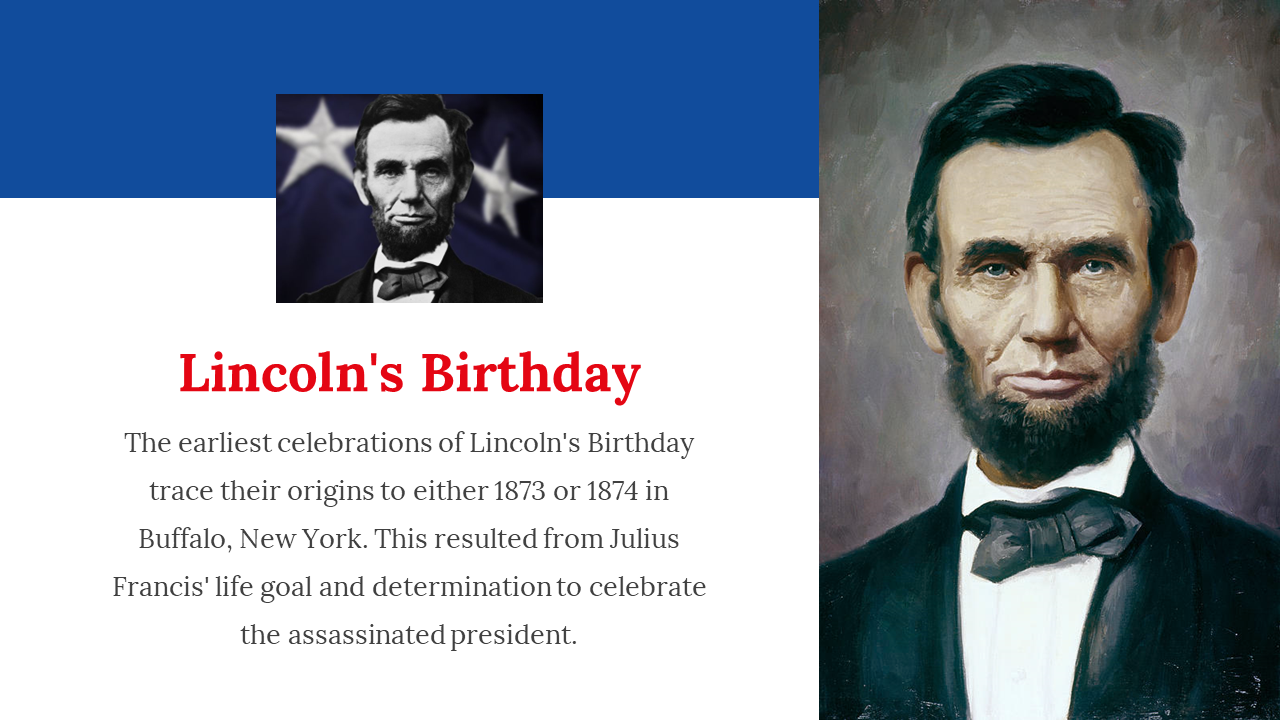 Explore Our Lincolns Birthday PowerPoint Presentation