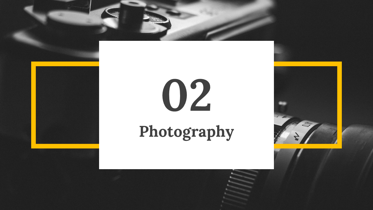 Shop Now! World Photography Day PowerPoint Template