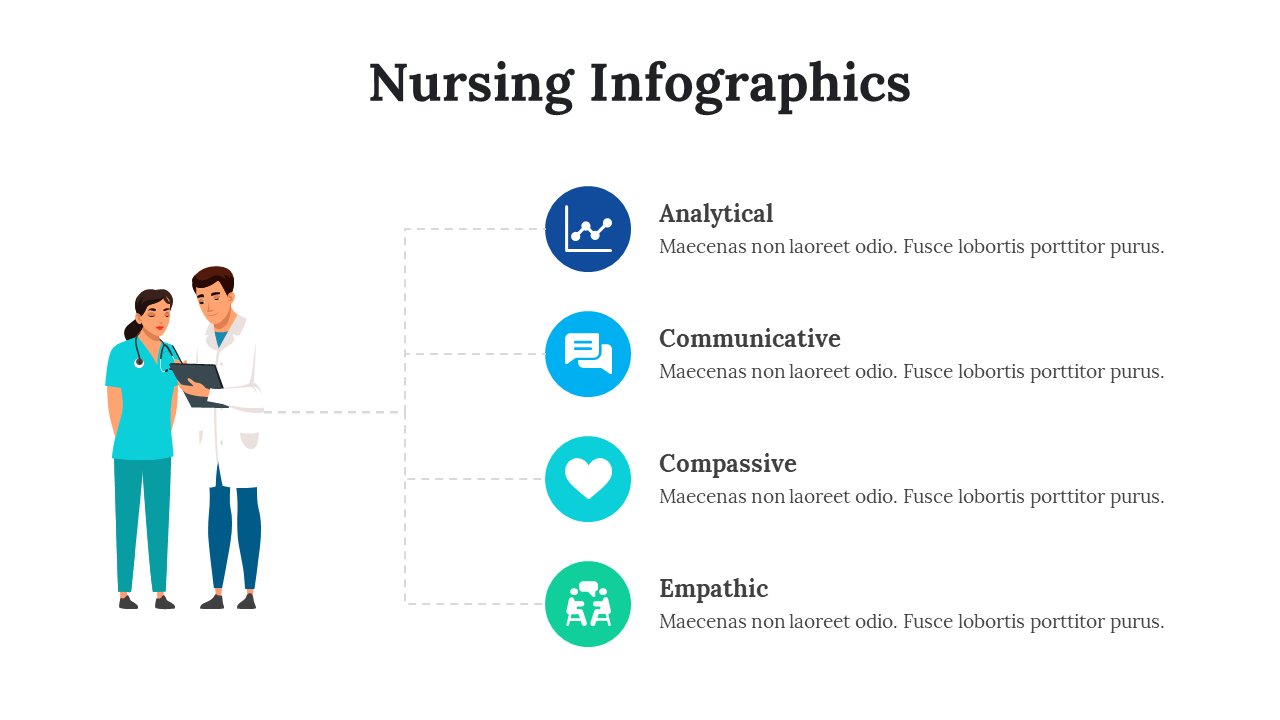 Buy Now! Nursing Infographics Presentation For Medical Needs