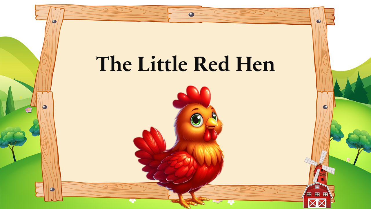 Usable The Little Red Hen PPT And Google Slides Themes