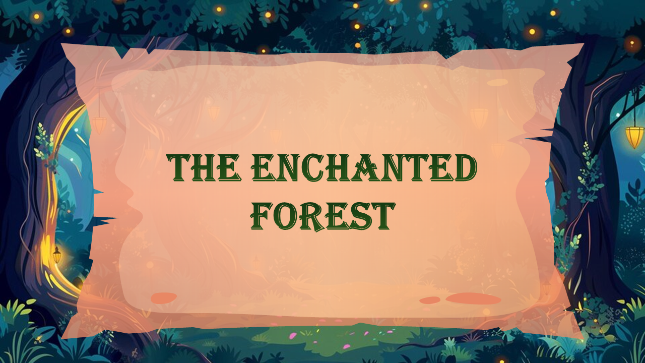 Story of The Enchanted Forest PPT And Google Slides