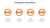 Infographic PowerPoint And Google Slides With Four Nodes