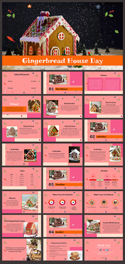 Gingerbread House Day PPT And Google Slides Templates