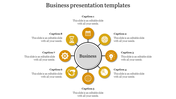 Get bright Business Presentation Template Slides-Yellow