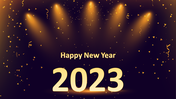 2023 Happy New Year PowerPoint Templates and Google Slides