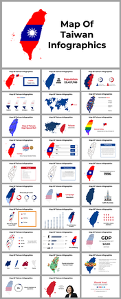 Map Of Taiwan Infographics Presentation and Google Slides