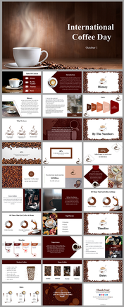 Creative International Coffee Day PowerPoint Presentation