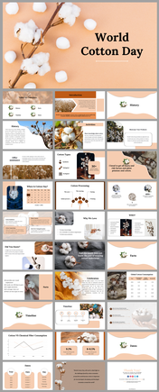 Attractive World Cotton Day PowerPoint Presentation