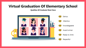 Virtual Graduation Of Elementary School PPT & Google Slides