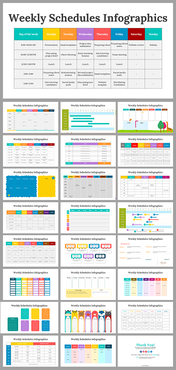 Best Weekly Schedules Infographics PPT And Google Slides