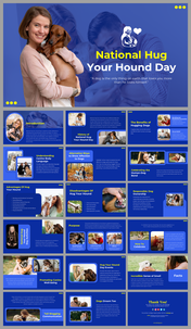 Creative National Hug Your Hound Day PPT And Google Slides