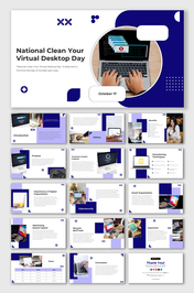 Best National Clean Your Virtual Desktop Day PowerPoint