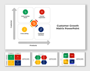 Best Customer Growth Matrix PowerPoint And Google Slides