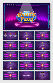 Flowers Of Family Feud For PowerPoint and Google Slides