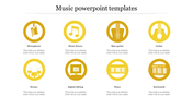 Creative Music PowerPoint Templates Presentation