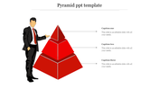 Pyramid PPT Template for Strategic Data Visualization