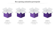 Best Box Opening Animation PowerPoint Presentation Slide