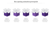 Box Opening Animation PPT Template and Google Slides