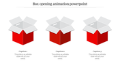 Box Opening Animation PowerPoint Template and Google Slides