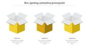 Awesome Box Opening Animation PowerPoint Presentation