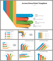 Use this Arrows PowerPoint and Google Slides Templates