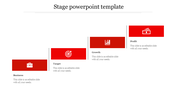 Stage PowerPoint Template for Effective Process Presentation